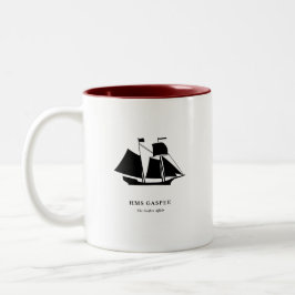 Mug — HMS Gaspee Två-Tonad Mugg