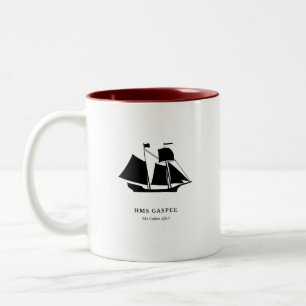 Mug — HMS Gaspee Två-Tonad Mugg