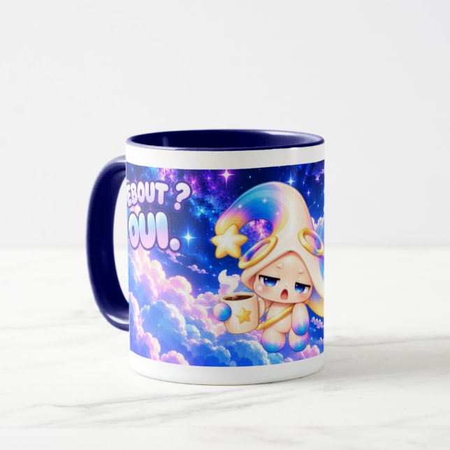 Mug Humour "Debout ? Oui" - Matins Durs Mugg (Framsida vänster)