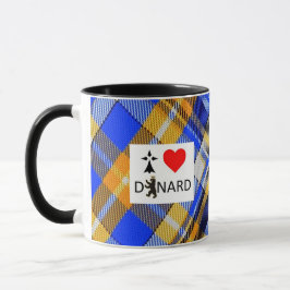 Mug I love Dinard et tartan Mugg