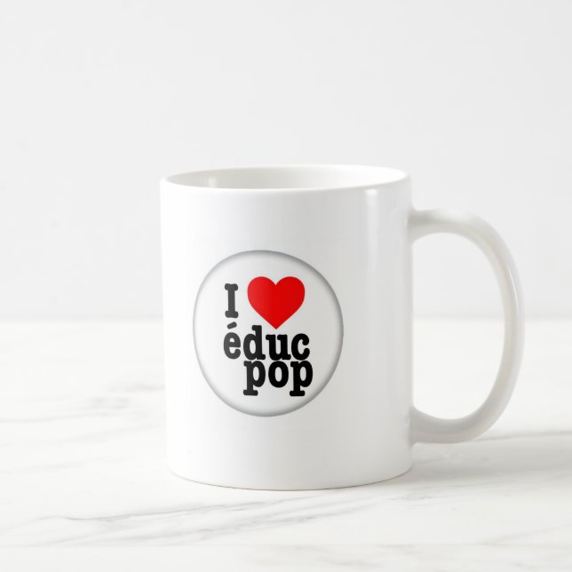 Mug I love educ pop Kaffemugg (Höger)