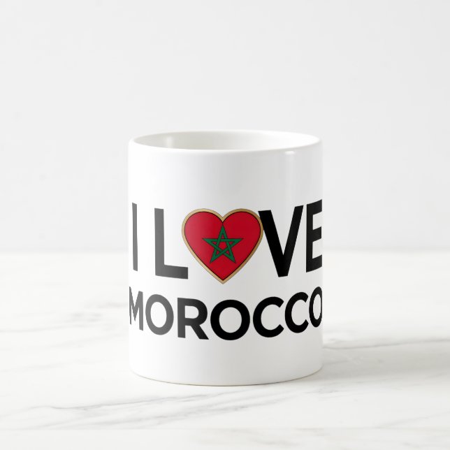 Mug I Love Morocco Kaffemugg (Center)