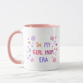Mug in my girl mom era CRAYON Mugg