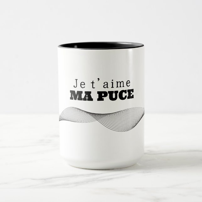 Mug Je t’aime Ma Puce Mugg (Center)