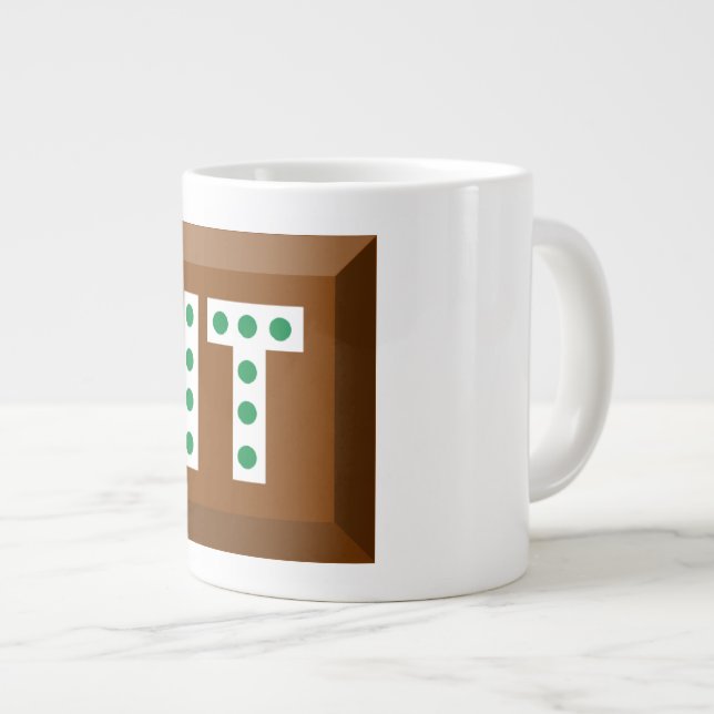 MUG JUMBO BLANCHE  CHOCOLAT BONBONS IT MUGG (Framsida höger)