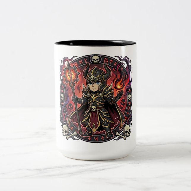 Mug La Voie du Chevalier Noir Två-Tonad Mugg (Center)