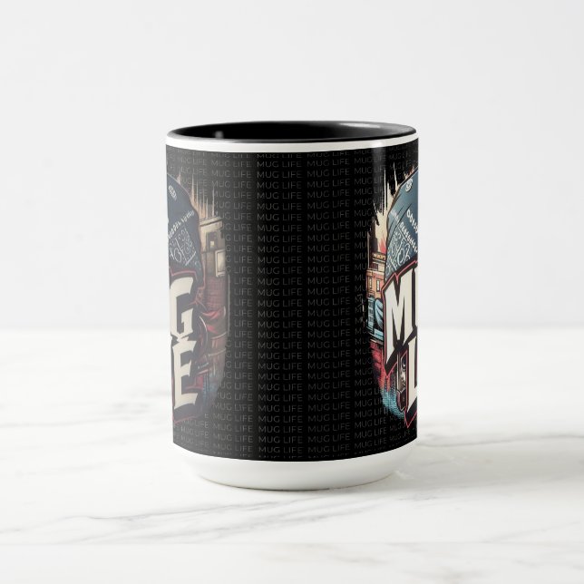 Mug Life: Urban Graffiti-stil Mugg (Center)