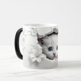 Mug Magic 3D cat Magisk Mugg
