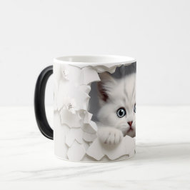 Mug Magic 3D cat Magisk Mugg