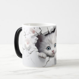 Mug Magic 3D cat Magisk Mugg