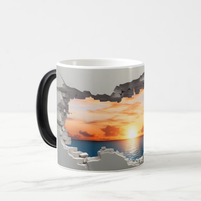 Mug Magic 3D Landscape Magisk Mugg (Framsida vänster)