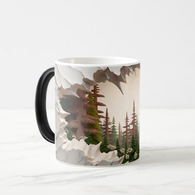 Mug Magic 3D Landscape Magisk Mugg (Framsida vänster)