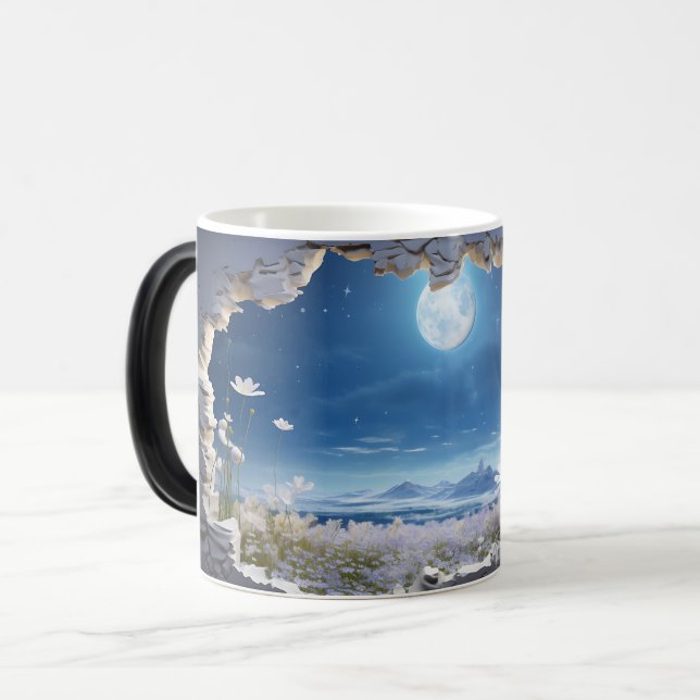Mug Magic 3D Landscape Magisk Mugg (Framsida vänster)