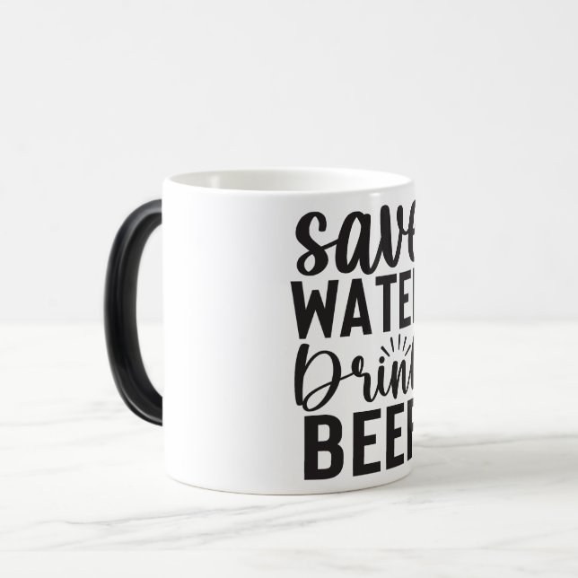 Mug Magic Beer Quotes Magisk Mugg (Framsida vänster)
