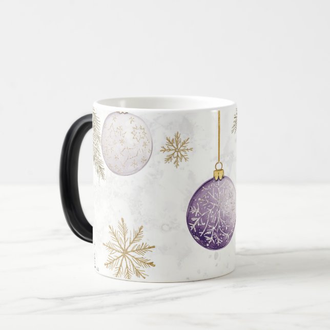 Mug Magic Festive Vintage Christmas Magisk Mugg (Framsida vänster)