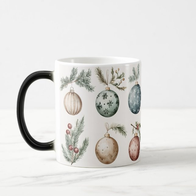 Mug Magic Festive Vintage Christmas Magisk Mugg (Vänster)