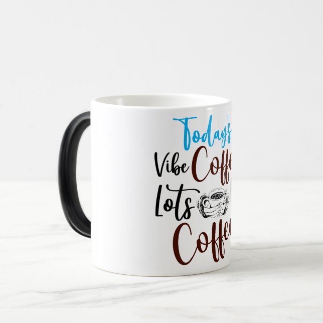 Mug Magic Funny Office Coffee Quotes Magisk Mugg (Framsida vänster)