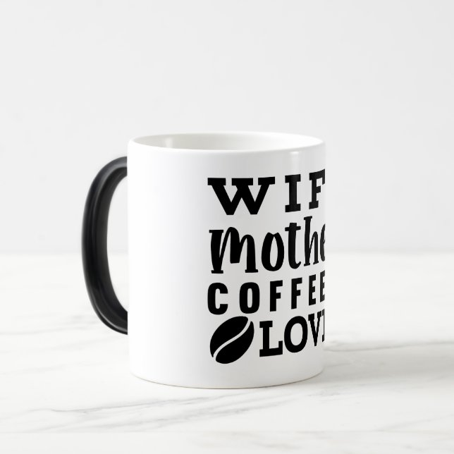 Mug Magic Funny Office Coffee Quotes Magisk Mugg (Framsida vänster)
