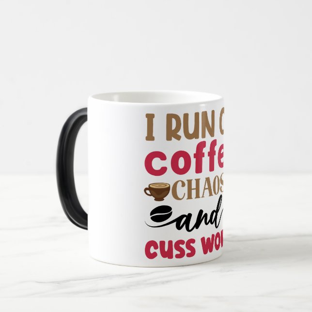 Mug Magic Funny Office Coffee Quotes Magisk Mugg (Framsida vänster)