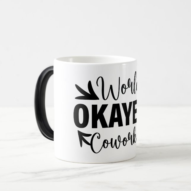 Mug Magic Funny Office Coffee Quotes Magisk Mugg (Framsida vänster)