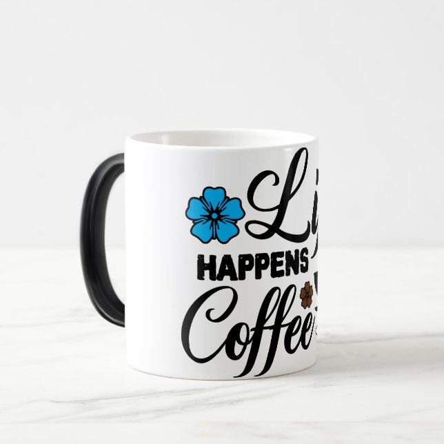 Mug Magic Funny Office Coffee Quotes Magisk Mugg (Framsida vänster)