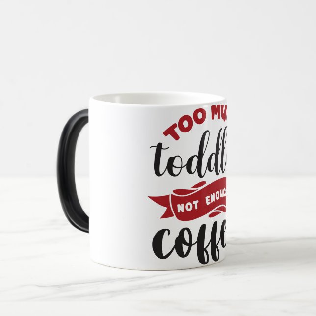 Mug Magic Funny Office Coffee Quotes Magisk Mugg (Framsida vänster)