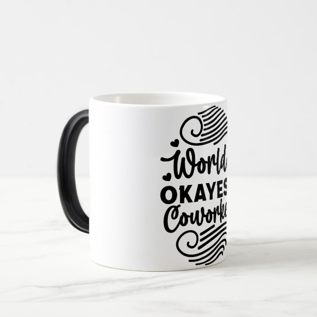 Mug Magic Funny Office Coffee Quotes Magisk Mugg (Framsida vänster)