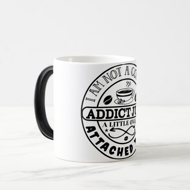 Mug Magic Funny Office Coffee Quotes Magisk Mugg (Framsida vänster)