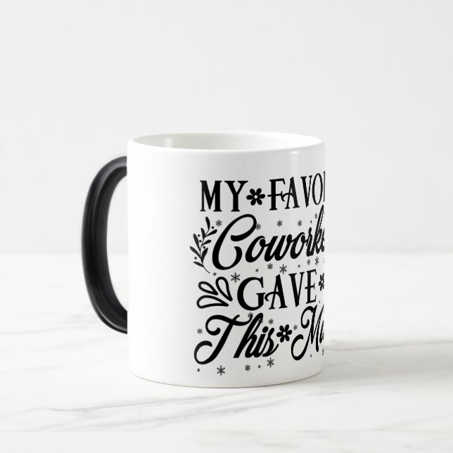 Mug Magic Funny Office Coffee Quotes Magisk Mugg (Framsida vänster)