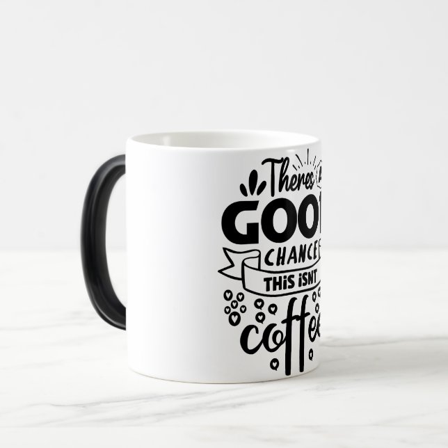 Mug Magic Funny Office Coffee Quotes Magisk Mugg (Framsida vänster)