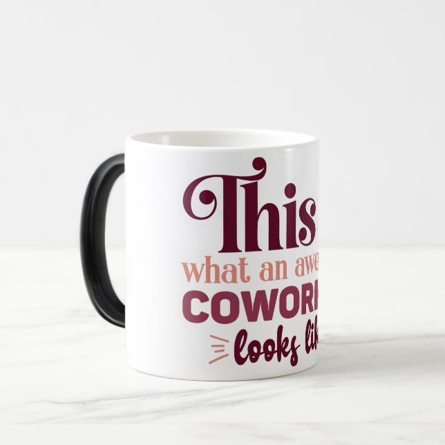 Mug Magic Funny Office Coffee Quotes Magisk Mugg (Framsida vänster)