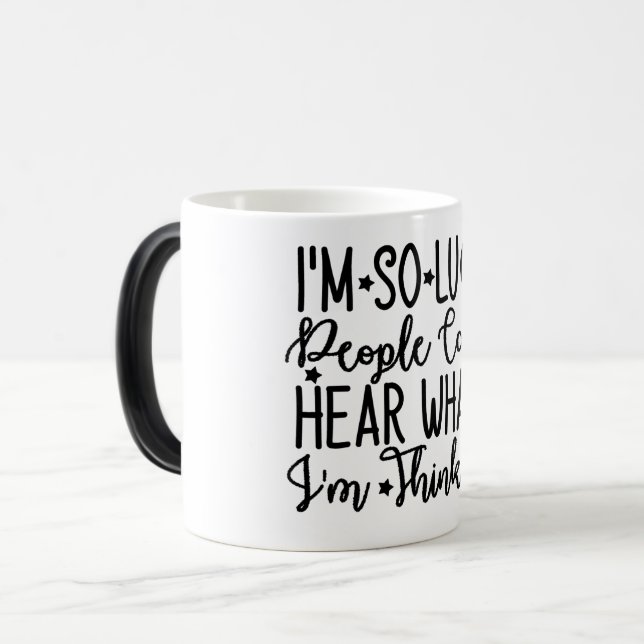 Mug Magic Funny Office Coffee Quotes Magisk Mugg (Framsida vänster)