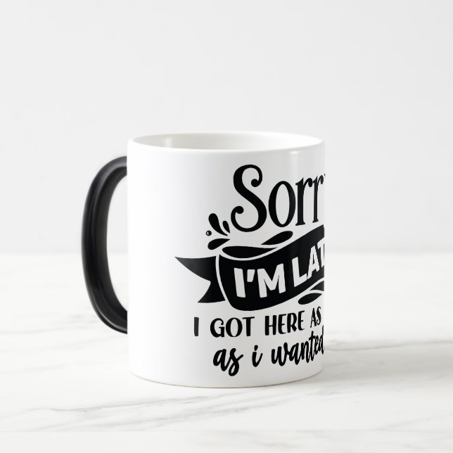 Mug Magic Funny Office Coffee Quotes Magisk Mugg (Framsida vänster)