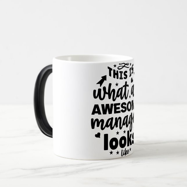 Mug Magic Funny Office Coffee Quotes Magisk Mugg (Framsida vänster)