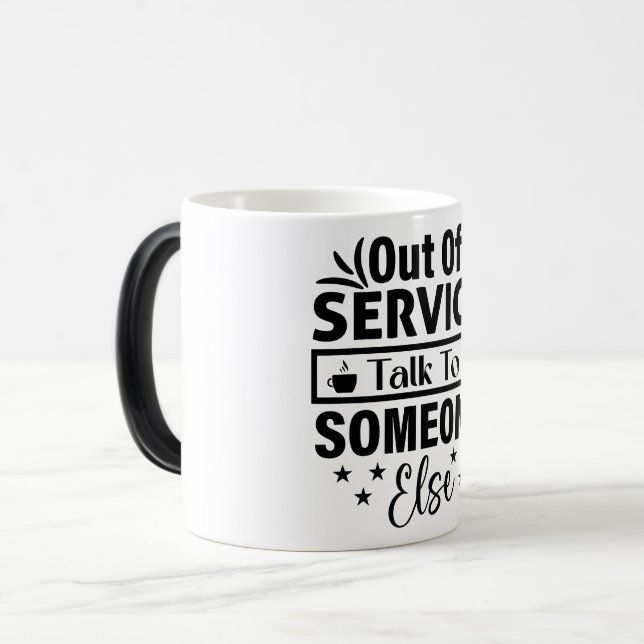 Mug Magic Funny Office Coffee Quotes Magisk Mugg (Framsida vänster)