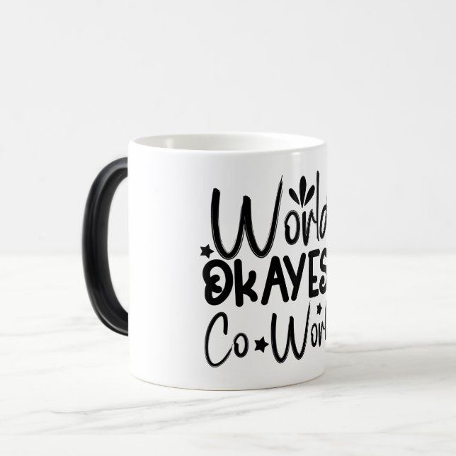 Mug Magic Funny Office Coffee Quotes Magisk Mugg (Framsida vänster)