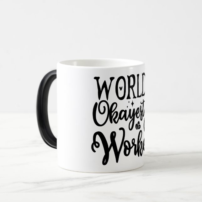 Mug Magic Funny Office Coffee Quotes Magisk Mugg (Framsida vänster)
