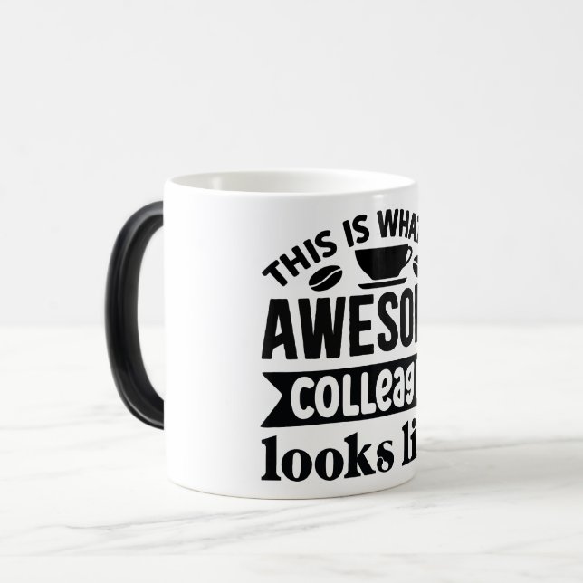 Mug Magic Funny Office Coffee Quotes Magisk Mugg (Framsida vänster)