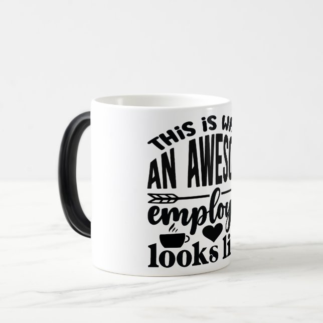 Mug Magic Funny Office Coffee Quotes Magisk Mugg (Framsida vänster)