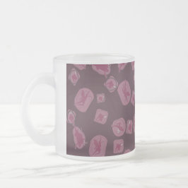 Mug magique violet frostad glasmugg