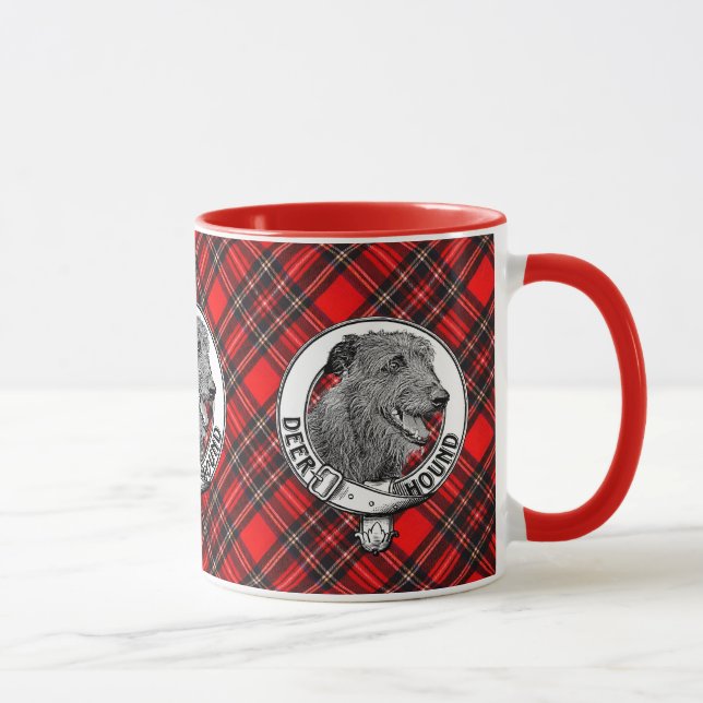 Mug Médaillon Deerhound Mugg (Höger)