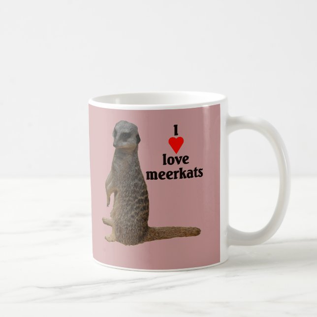 Mug "Meerkats " Kaffemugg (Höger)