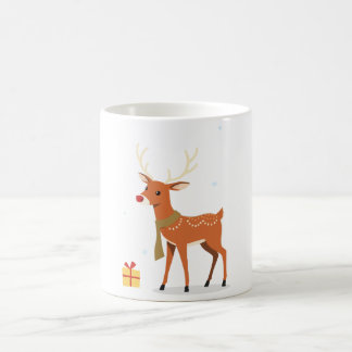 Mug Merry Christmas Renne Kaffemugg