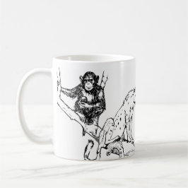 Mug Monochrome Jungle Trio Kaffemugg