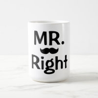 Mug/Mr som är höger med mustasch