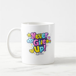MUG - Never Give Up Kaffemugg