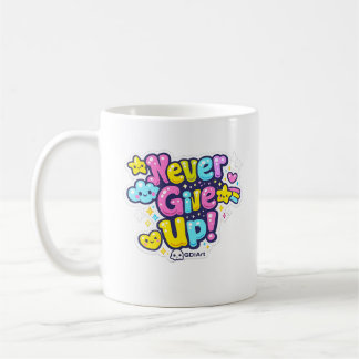 MUG - Never Give Up Kaffemugg