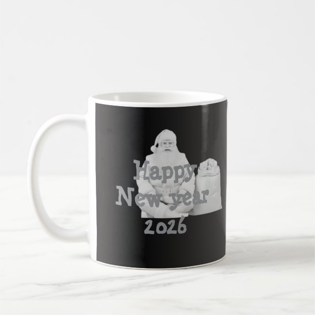 Mug new year 2026 kaffemugg (Vänster)
