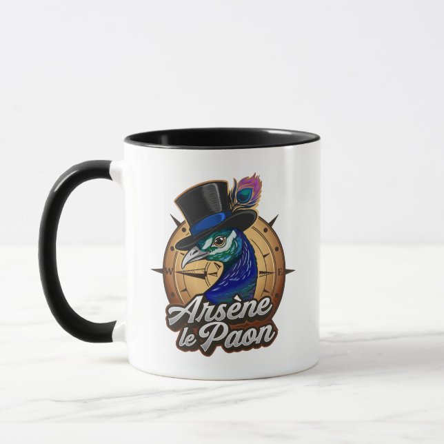 Mug noir "Arsène le Paon" Mugg (Vänster)