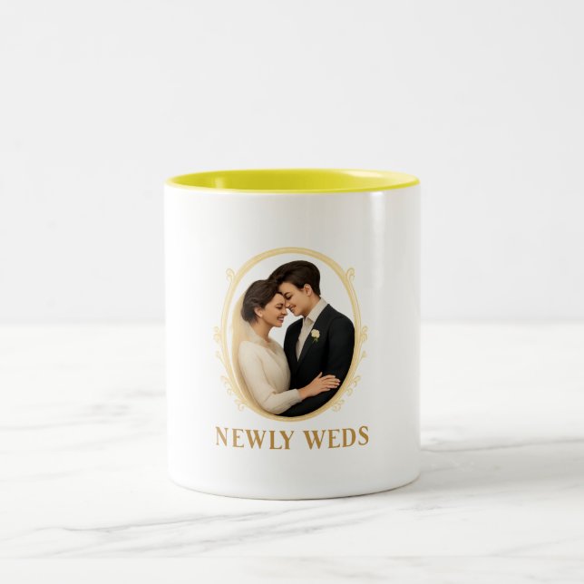 Mug - Nygifta Två-Tonad Mugg (Center)